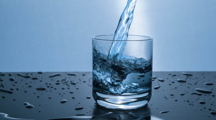 Bladder infection: drink plenty, preferably water and teas
